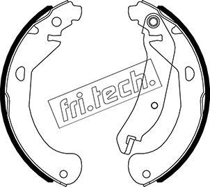 Fri.Tech. 1027.011 - Drum Brake Shoe Set car-mod.net