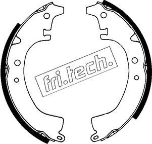 Fri.Tech. 1115.227 - Drum Brake Shoe Set car-mod.net