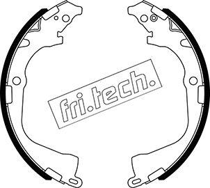 Fri.Tech. 1124.290 - Drum Brake Shoe Set car-mod.net