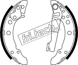 Fri.Tech. 1124.280 - Drum Brake Shoe Set car-mod.net