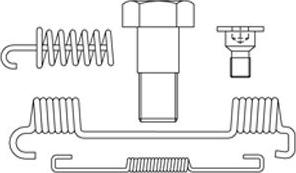 Fri.Tech. 1332 - Accessory Kit, brake shoes car-mod.net