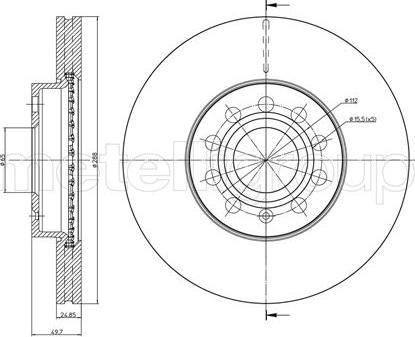 Fri.Tech. BD0932 - Brake Disc car-mod.net
