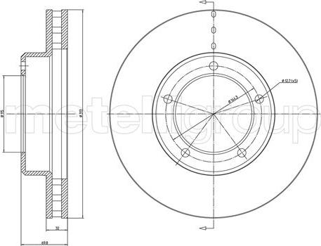 Fri.Tech. BD0519 - Brake Disc car-mod.net