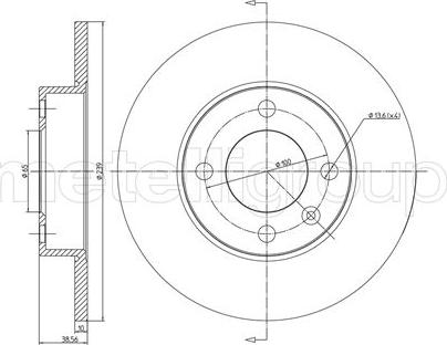 Fri.Tech. BD0004 - Brake Disc car-mod.net