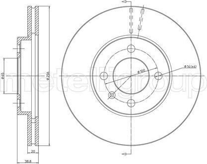 Fri.Tech. BD0281 - Brake Disc car-mod.net