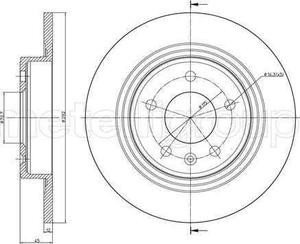 Fri.Tech. BD1400 - Brake Disc car-mod.net