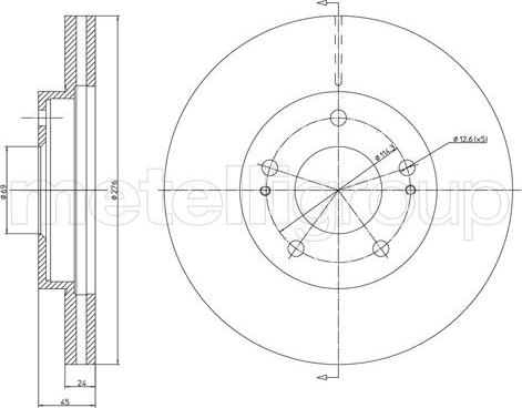 Fri.Tech. BD1052 - Brake Disc car-mod.net