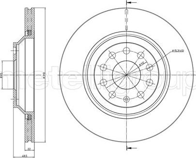 Fri.Tech. BD1155 - Brake Disc car-mod.net