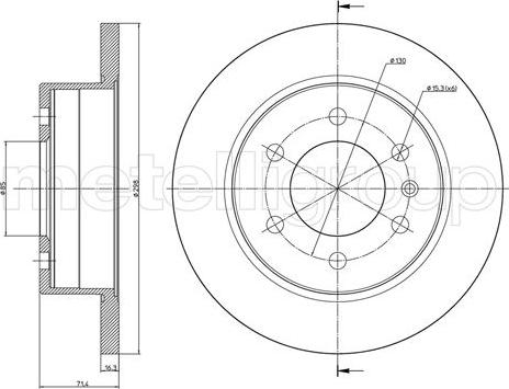 Diamax N08573 - Brake Disc car-mod.net