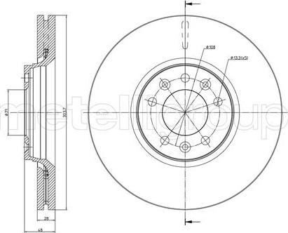 Fri.Tech. BD1222 - Brake Disc car-mod.net