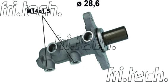 Fri.Tech. PF1028 - Brake Master Cylinder car-mod.net