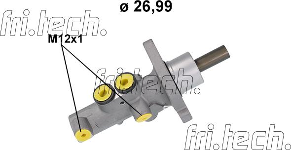 Fri.Tech. PF1218 - Brake Master Cylinder car-mod.net