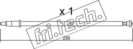 Fri.Tech. SU.105 - Warning Contact, brake pad wear car-mod.net