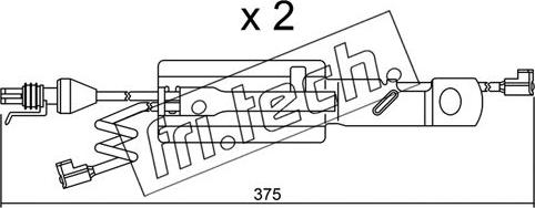Fri.Tech. SU.177K - Warning Contact, brake pad wear car-mod.net