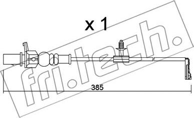 Fri.Tech. SU.348 - Warning Contact, brake pad wear car-mod.net
