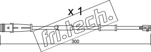 Fri.Tech. SU.320 - Warning Contact, brake pad wear car-mod.net