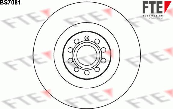 FTE BS7081 - Brake Disc car-mod.net
