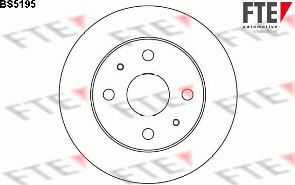 FTE 9072174 - Brake Disc car-mod.net