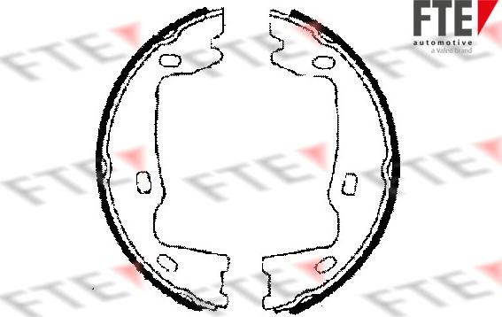 FTE BB1098A5 - Brake Shoe Set, parking brake car-mod.net