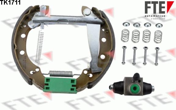 FTE TK1711 - Drum Brake Shoe Set car-mod.net