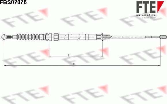 FTE FBS02076 - Cable, parking brake car-mod.net