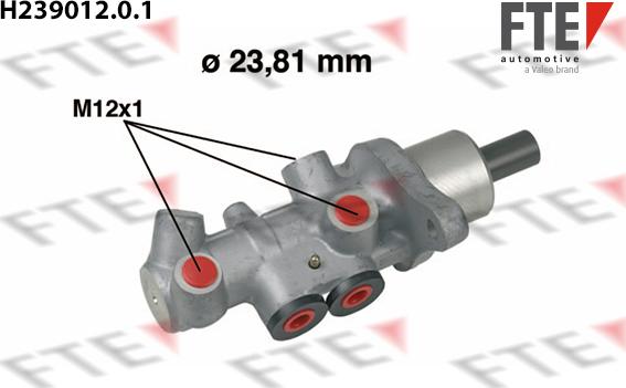 FTE H239012.0.1 - Brake Master Cylinder car-mod.net