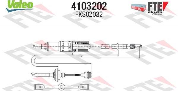 FTE 4103202 - Clutch Cable car-mod.net