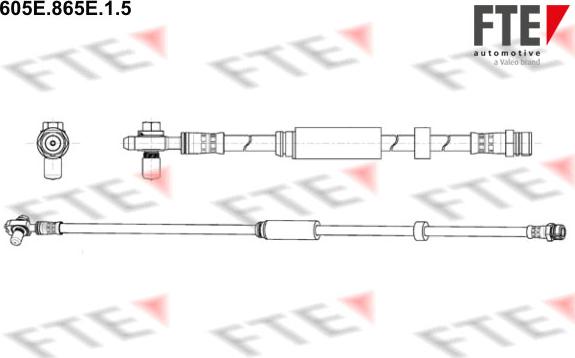 FTE 9240810 - Brake Hose car-mod.net