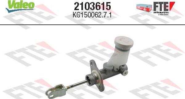 FTE 2103615 - Master Cylinder, clutch car-mod.net