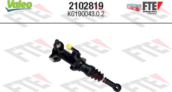 FTE 2102819 - Master Cylinder, clutch car-mod.net
