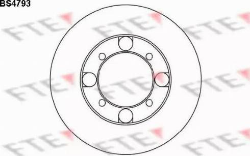 FTE BS4793 - Brake Disc car-mod.net
