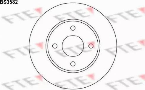 FTE BS3582 - Brake Disc car-mod.net