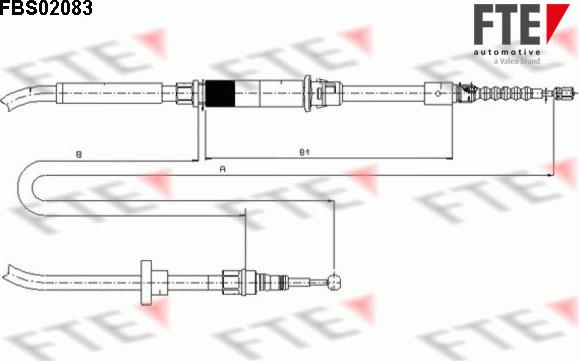 FTE FBS02083 - Cable, parking brake car-mod.net
