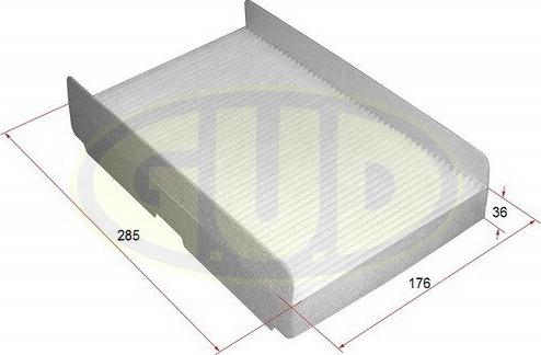 G.U.D. GCF2940 - Filter, interior air car-mod.net