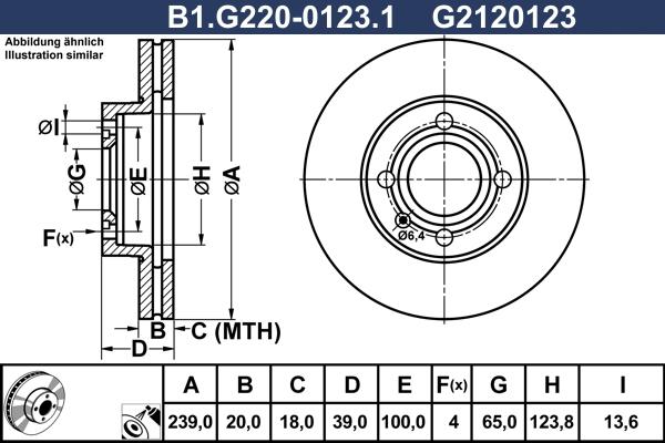 Galfer B1.G220-0123.1 - Brake Disc car-mod.net