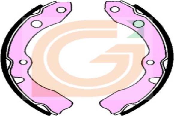GAMA GB10458 - Drum Brake Shoe Set car-mod.net