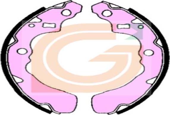 GAMA GB10468 - Drum Brake Shoe Set car-mod.net