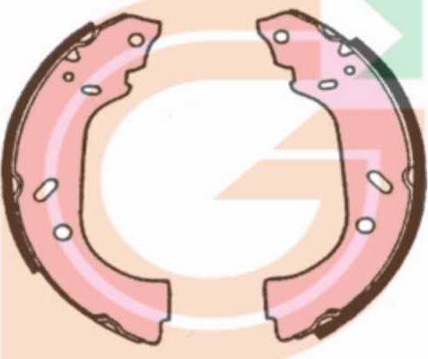 GAMA GB10544 - Drum Brake Shoe Set car-mod.net