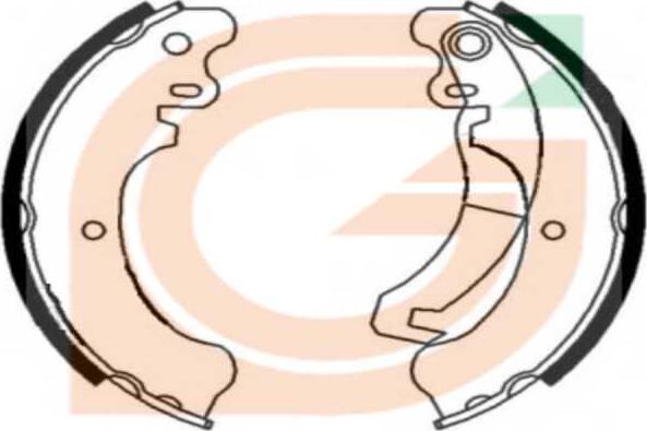 GAMA GB10646 - Drum Brake Shoe Set car-mod.net