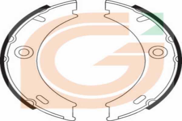 GAMA GB10607 - Drum Brake Shoe Set car-mod.net