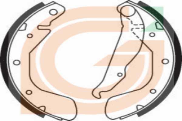 GAMA GB10616 - Drum Brake Shoe Set car-mod.net