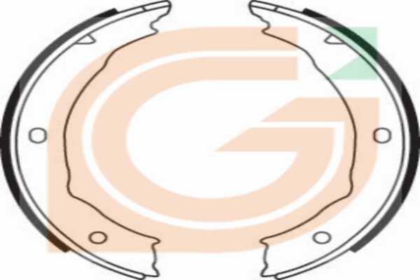 GAMA GB10634 - Drum Brake Shoe Set car-mod.net