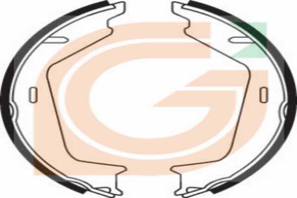 GAMA GB10627 - Drum Brake Shoe Set car-mod.net