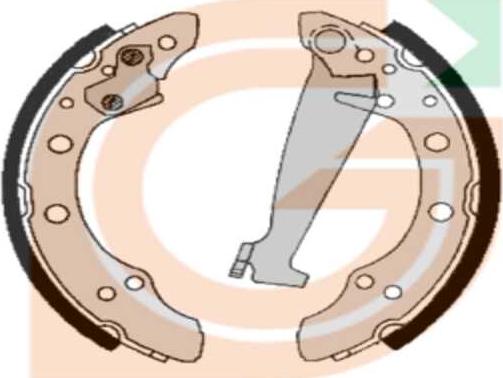 GAMA GB10040 - Drum Brake Shoe Set car-mod.net