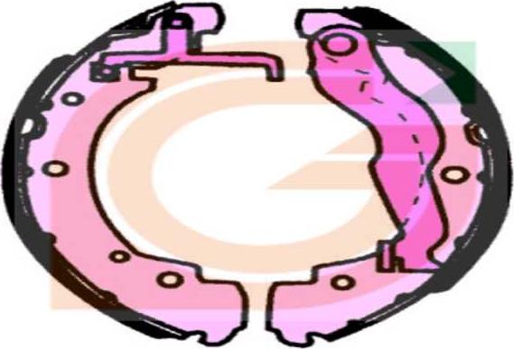 GAMA GB10043 - Drum Brake Shoe Set car-mod.net