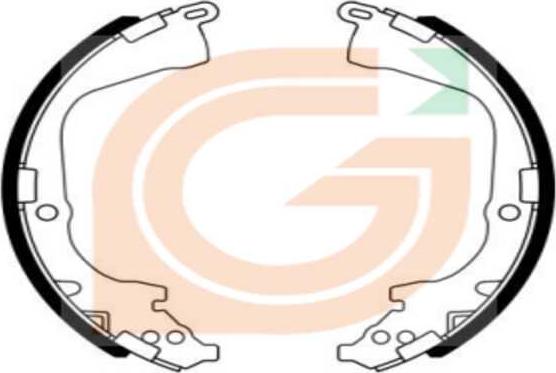 GAMA GB10042 - Drum Brake Shoe Set car-mod.net