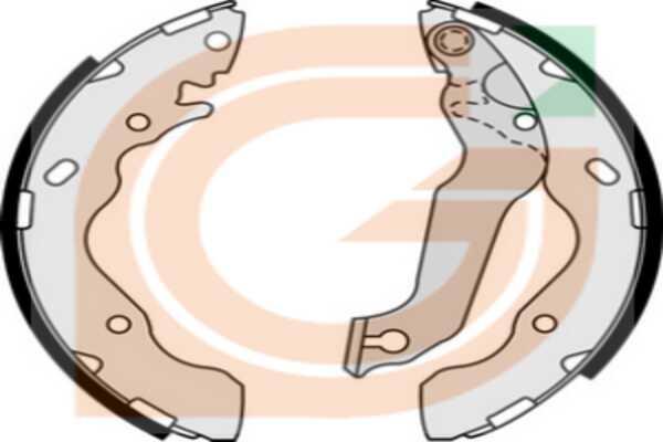 GAMA GB10077 - Drum Brake Shoe Set car-mod.net