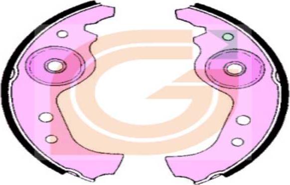 GAMA GB10160 - Drum Brake Shoe Set car-mod.net