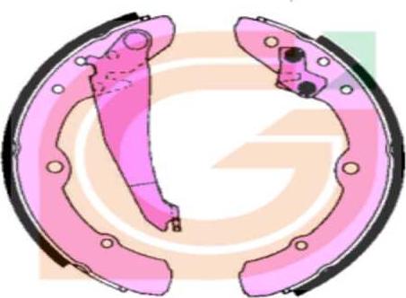 GAMA GB10131 - Drum Brake Shoe Set car-mod.net