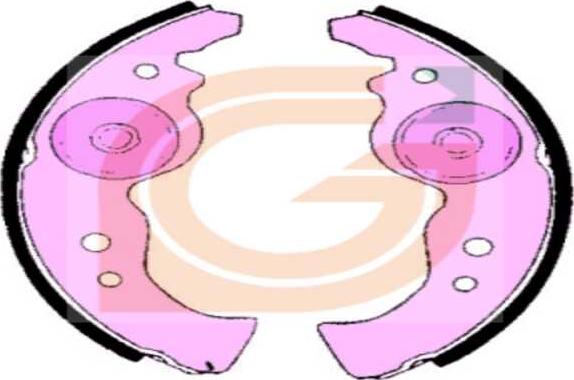 GAMA GB10379 - Drum Brake Shoe Set car-mod.net